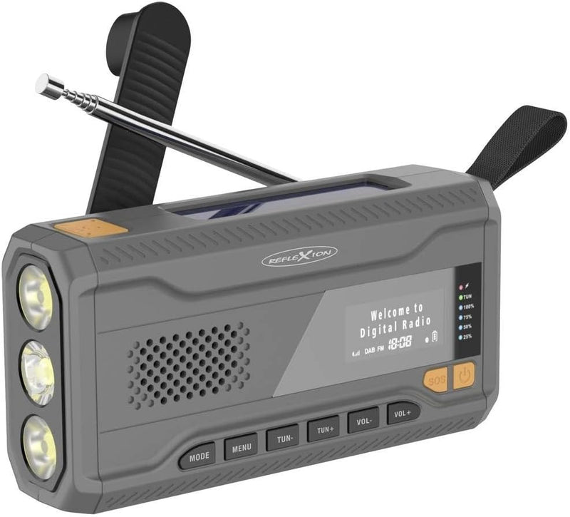 Reflexion TRA562DAB Camping Radio (16 Watt) Integrierter Akku, Powerbank-Funktion, Hochleistungs-Tas