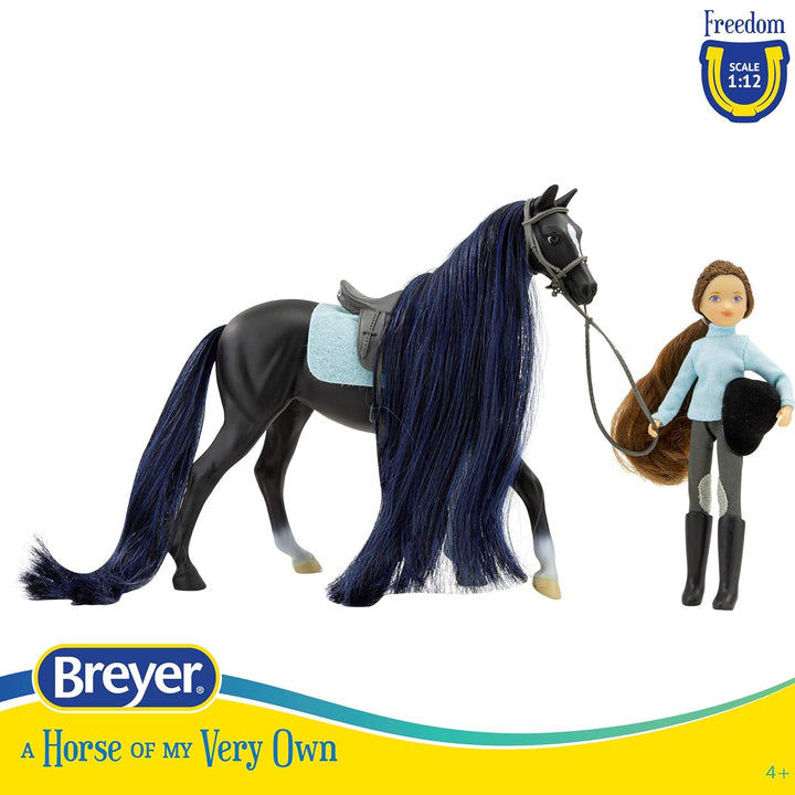 Breyer 90.61145 Jet & English Rider, Charlotte Modern, Modern
