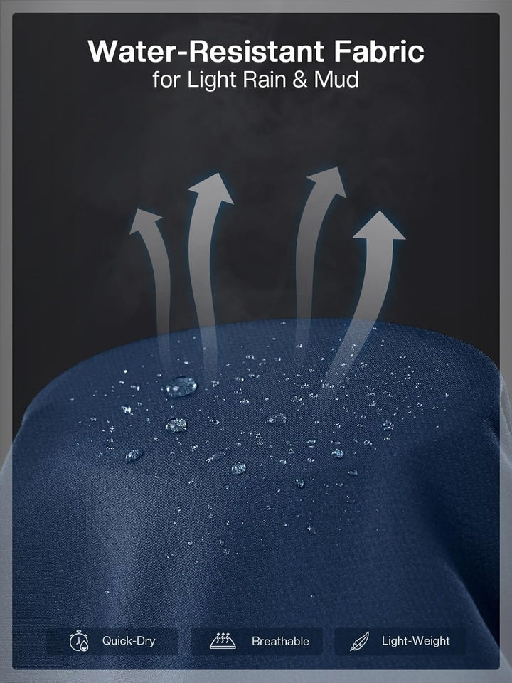 ARSUXEO Radhose Herren MTB Shorts ohne Polsterung Radfahren Shorts Klassisch Wasserdicht 1903 Dunkel