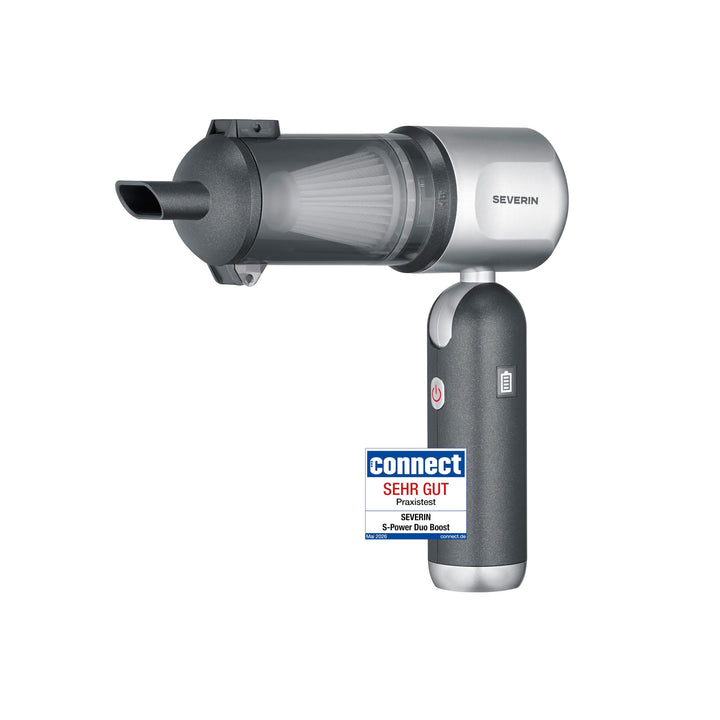 Severin 3-in-1 Akku-Handstaubsauger, Luftbläser & Aufpumper, Staubgebläse, für Luftmatratzen, Auto,