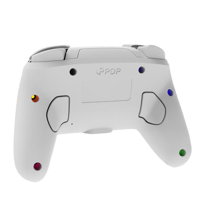 PDP Official Afterglow Wave Wireless Controller Nintendo Switch - White Prismatic White, Prismatic W