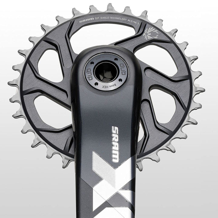 SRAM X01 Eagle Dub Crankset - Boost Schwarz 32z, Schwarz 32z