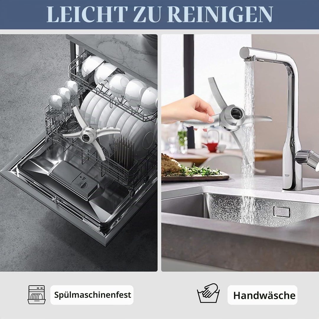 Ersatzklinge Kompatibel mit Ninja CREAMi Deluxe NC 500 NC501, Paddel Klinge Ersatzteile aus Edelstah