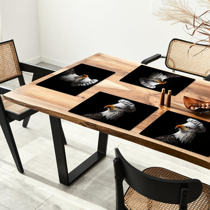 KitchenYeah© Platzsets Abwaschbar 6-Teilig 45x30 cm Tischsets Platzdeckchen Platzset Unterlage Tisch
