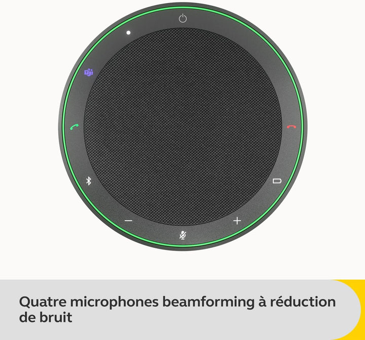 Jabra Speak2 75 schnurlose Bluetooth-Freisprechlösung, 4 Mikrofone mit Geräuschunterdrückung, 65 mm