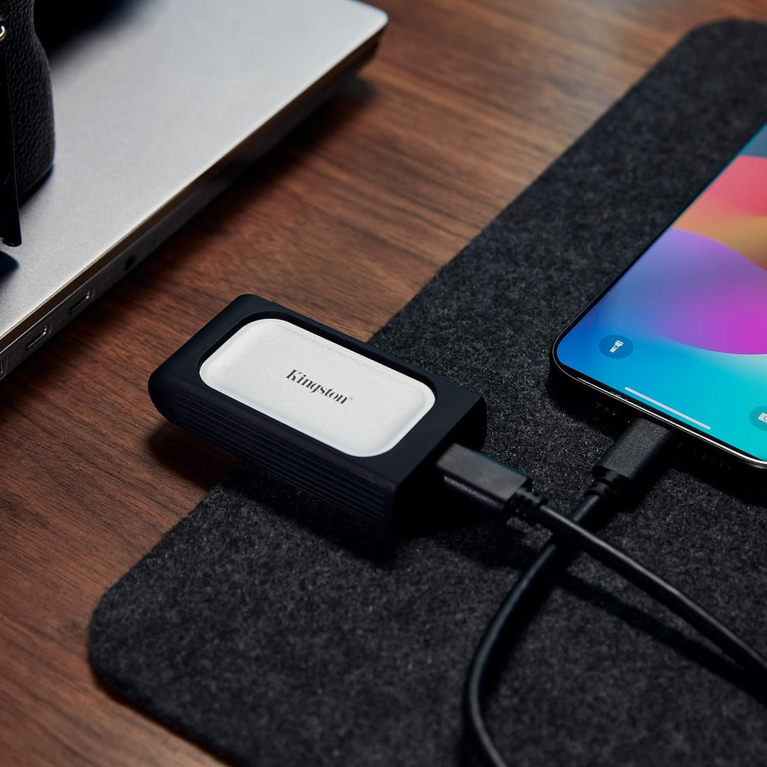 Kingston XS2000 2TB - Externe SSD - USB Type-C 3.2 Gen 2x2 - Portables Laufwerk - Bis zu 2.000MB/s L