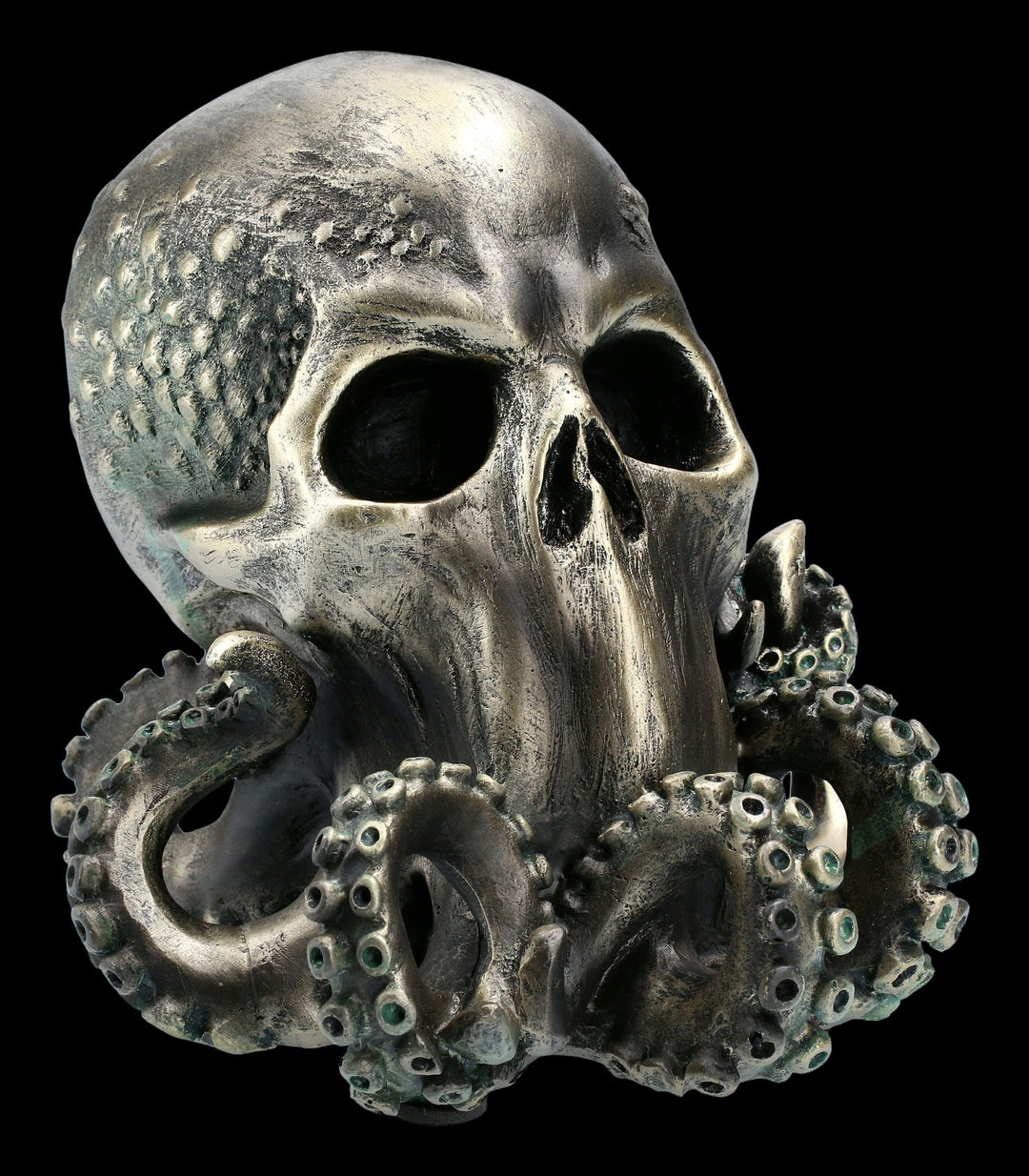 Pacific Giftware Totenkopf Cthulhu Schädel mit Tentakeln - Totenschädel Figur Deko Skull