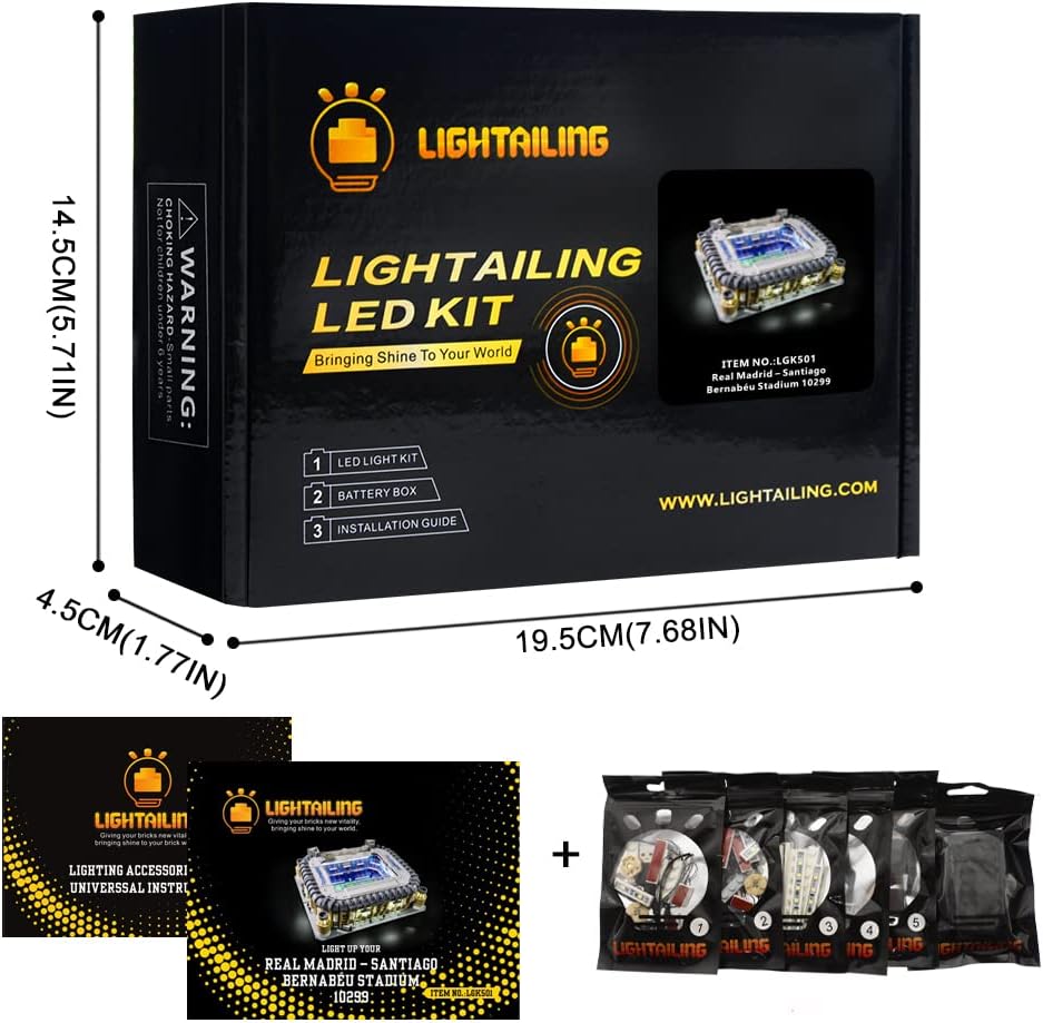 LIGHTAILING Licht-Set Für Lego 10299 Creator Real Madrid - Santiago Bernabéu Stadion Bausteinen Mode