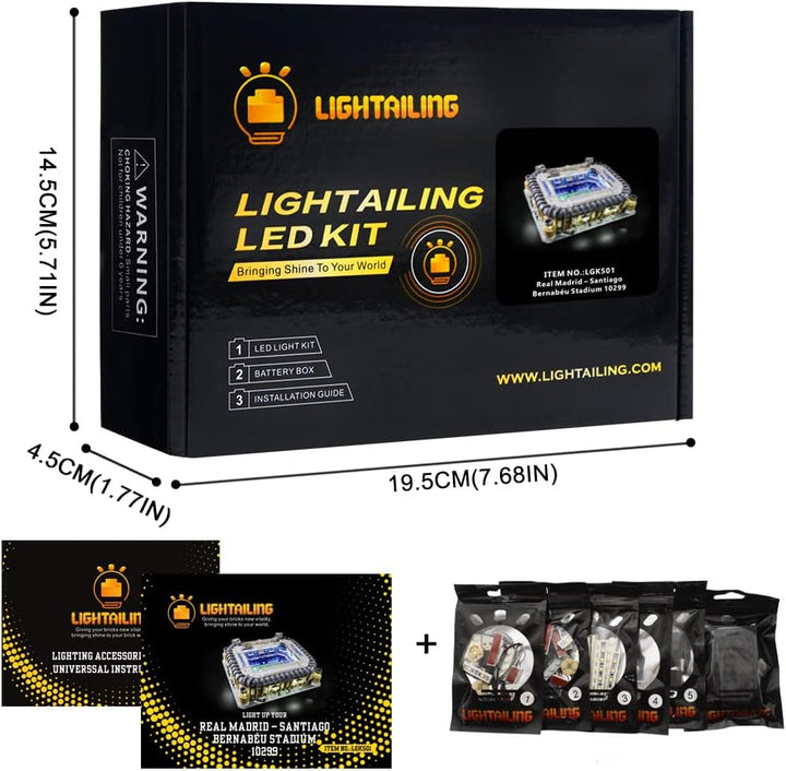 LIGHTAILING Licht-Set Für Lego 10299 Creator Real Madrid - Santiago Bernabéu Stadion Bausteinen Mode