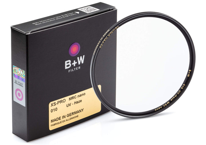 B+W UV-Haze- und Schutz-Filter (37mm, MRC Nano, XS-Pro, 16x vergütet, slim, Premium) 37 mm XS-PRO (S