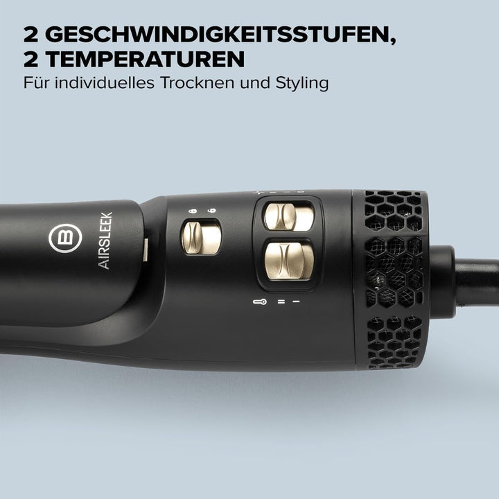 Bellissima AirSleek 2-in-1 Glätteisen, trocknet und schafft eine natürliche Glätte mit der Luft, ges