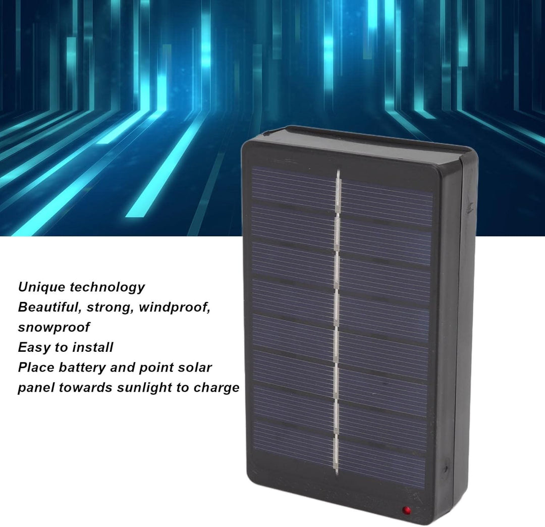 1W 4V Outdoor Solar Panel Ladegerät Ladekoffer Box für AA AAA 1.2V Batterien
