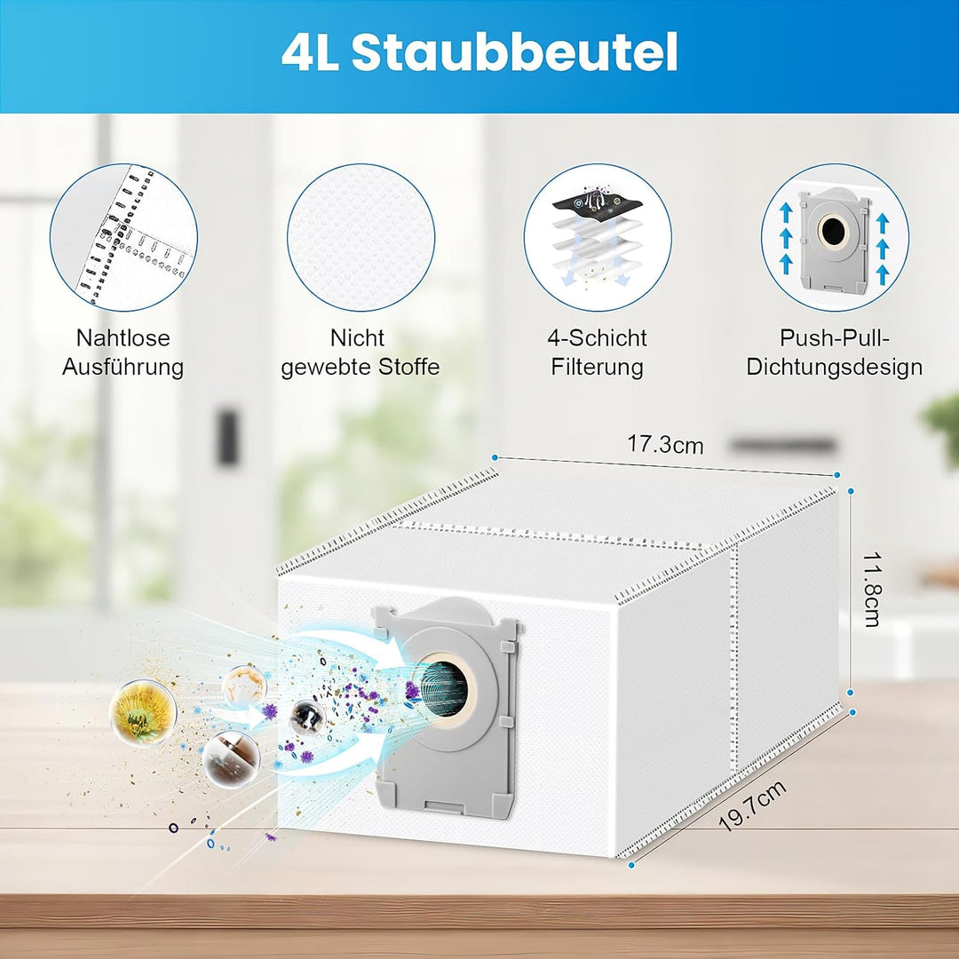 24 Stück Zubehör für Ecovacs Deebot T50 PRO Omni / T50 Omni / T50 Omni Gen2 Saugroboter, Ersatzteile