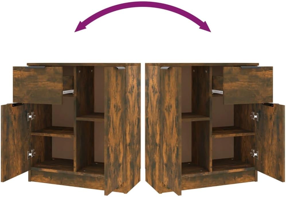 vidaXL Sideboard Kommode Anrichte Schrank Beistellschrank Mehrzweckschrank Standschrank Wohnzimmer F
