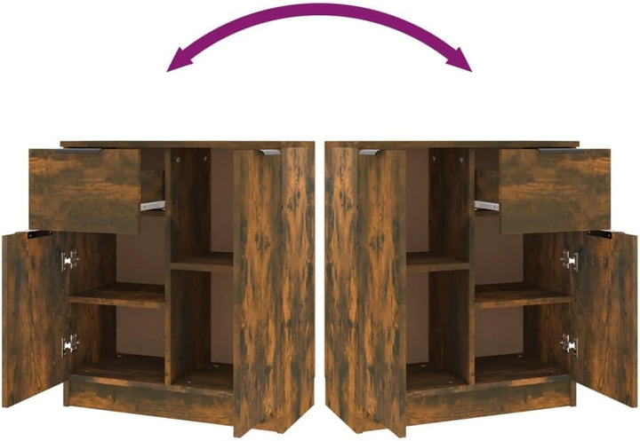 vidaXL Sideboard Kommode Anrichte Schrank Beistellschrank Mehrzweckschrank Standschrank Wohnzimmer F