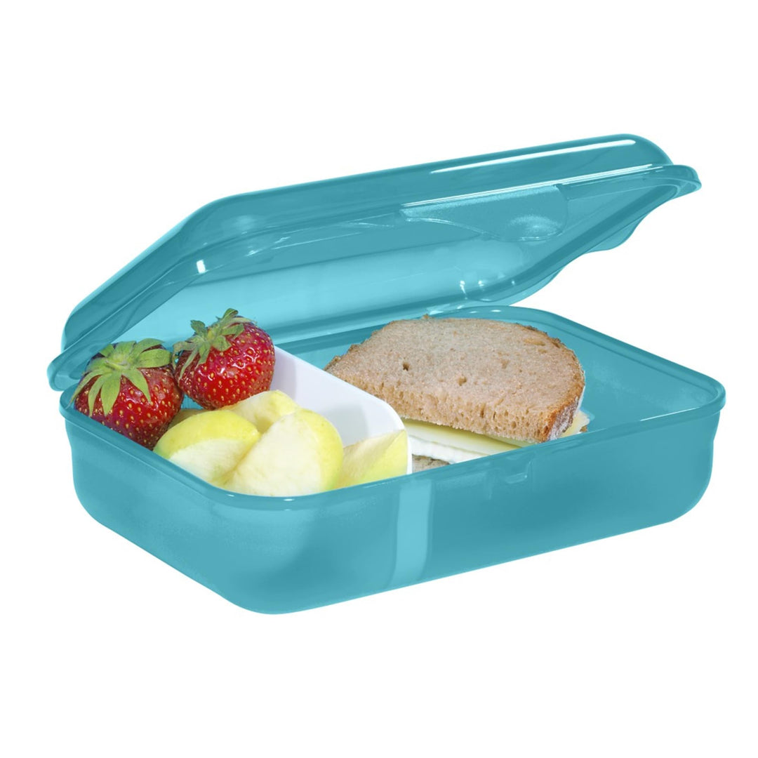 Step by Step Lunchbox "Turtle Josie" türkis, mit Trennwand und Klickverschluss, spülmaschinenfest, B