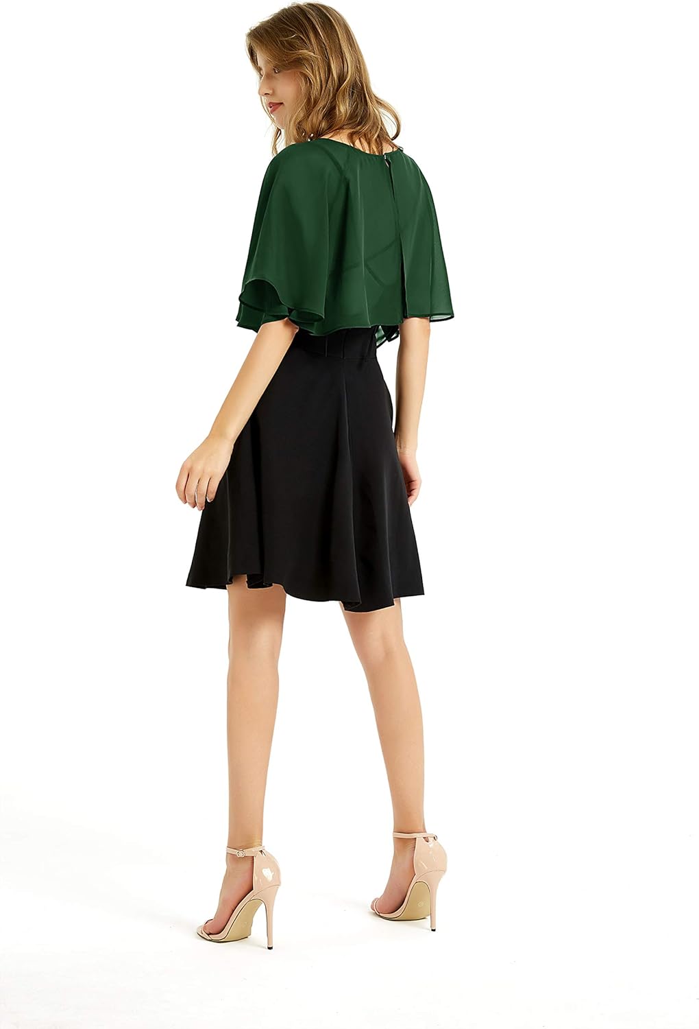 BUCUXE Weicher Chiffon-Schal für Damen, für Abendkleid, Hochzeit, Umhang, Bolero, Überwurf Einheitsg
