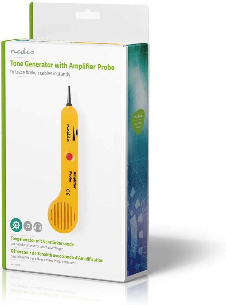 NEDIS PC and Multimedia Cable Tester PC and Multimedia Cable Tester | Tongenerator | LED Anzeige | K