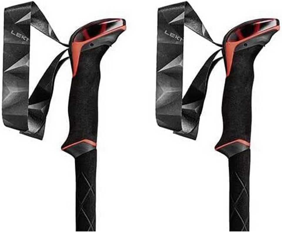 LEKI Makalu Stöcke bright red-black-dk anthracite 110 - 145 cm, bright red-black-dk anthracite 110 -