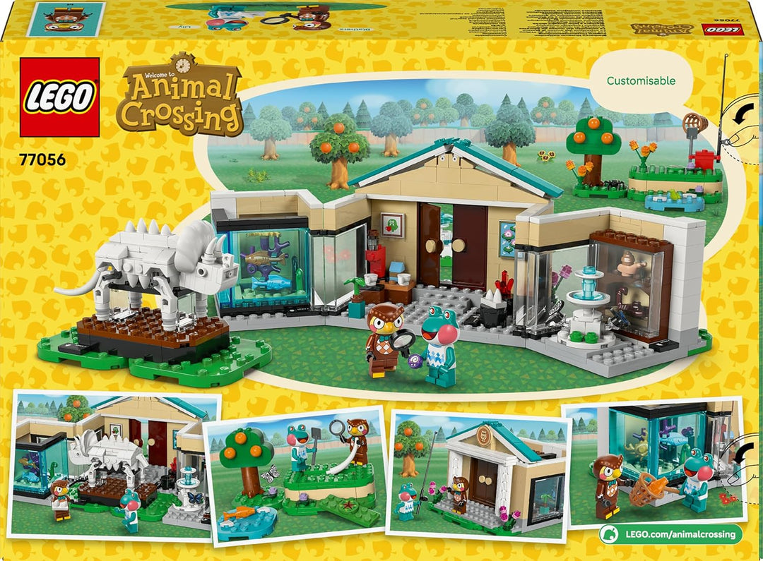 LEGO Animal Crossing - Eugens Museumssammlung - Interaktives Spielset mit Eugen & Liliane Minifigure