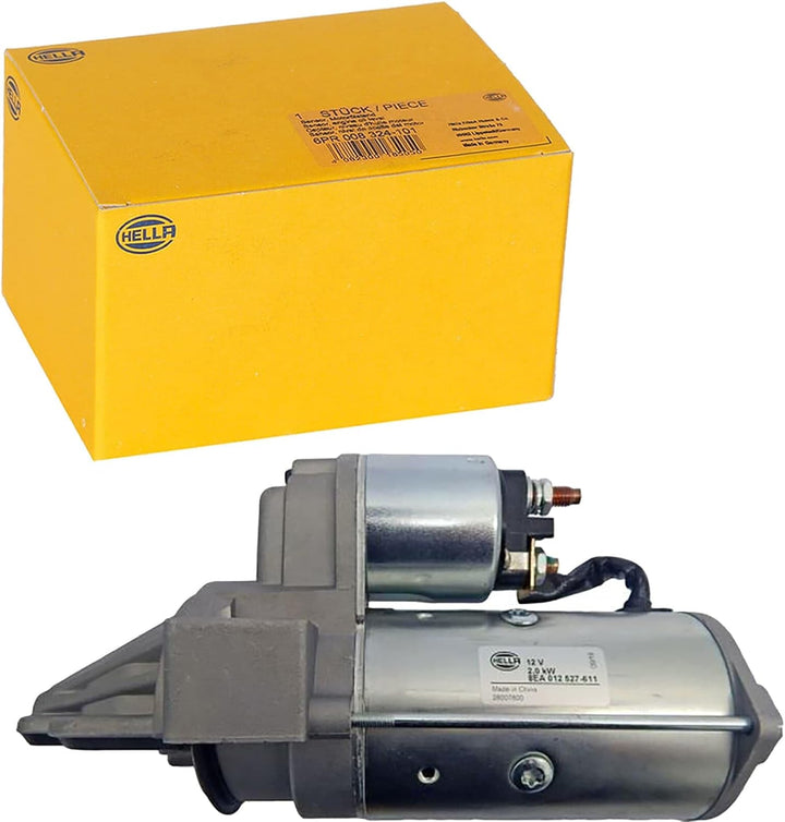 HELLA - Starter/Anlasser - 12V - 2kW - für u.a. Ford Transit Custom V362 Box (FY, FZ) - 8EA 012 527-