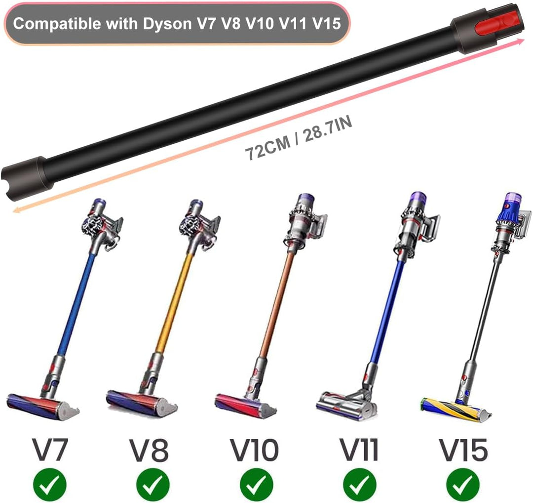 Verlängerungsrohr für Dyson V15 V11 V10 V8 V7 Staubsauger, Rohr für Dyson Ersatz Teleskoprohr Schnel