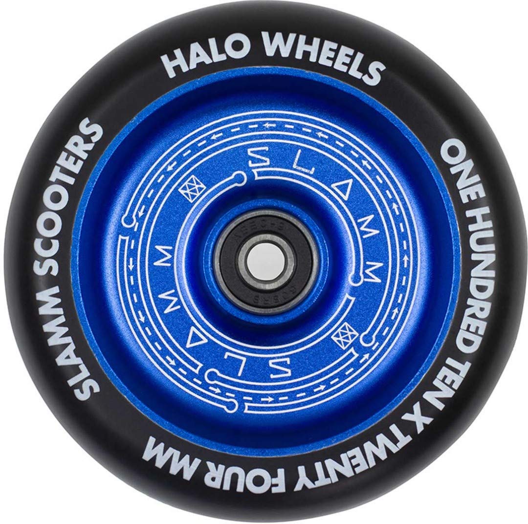 Slamm Scooters Halo Deep Dish Wheels Roller Unisex Erwachsene, Unisex-Erwachsene, SL590 110 mm Blau