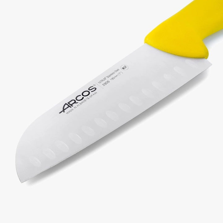Arcos Serie 2900 - Santoku Messer Messer Asiatischer ArtAsian Knife - Klinge Nitrum Edelstahl 180 mm