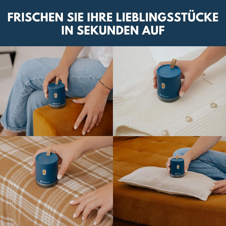 Fusselrasierer elektrisch – Fusselentferner & Entfussler für Kleidung, kompakt & tragbar – wiederauf