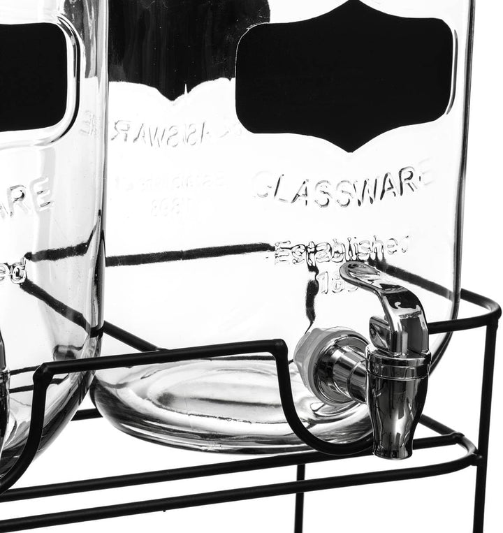 Secret de Gourmet - Doppelter getränkespender - 4 L + Basis B + W