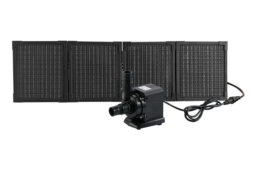 Steinbach Zirkulationspumpe mit PV Panel – 040613 – Pumpenleistung 3.000 l/h – Für Pools mit Einer W