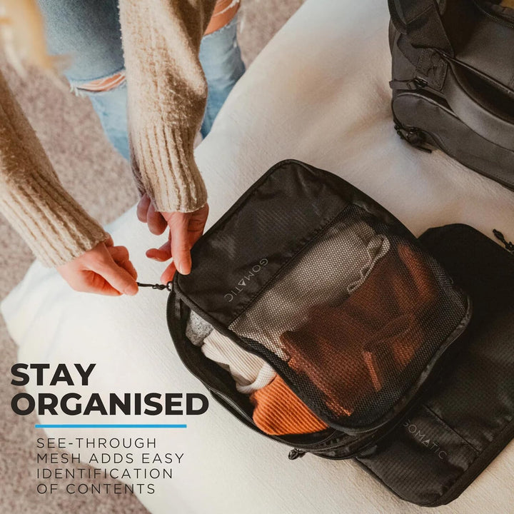 Gomatic Packing Cube Small | Packtasche | Organizer | Pack-Würfel | Kleider-Tasche | Kompressionsbeu