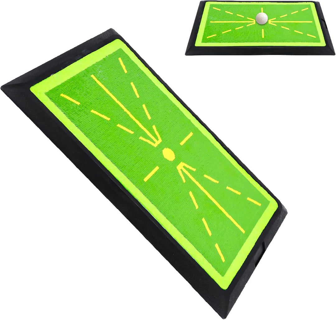 ALLOMN Schwungmatte mit Rutschfester Gummiunterlage - Golf-Übungsmatte für Schlagtraining im Innen-