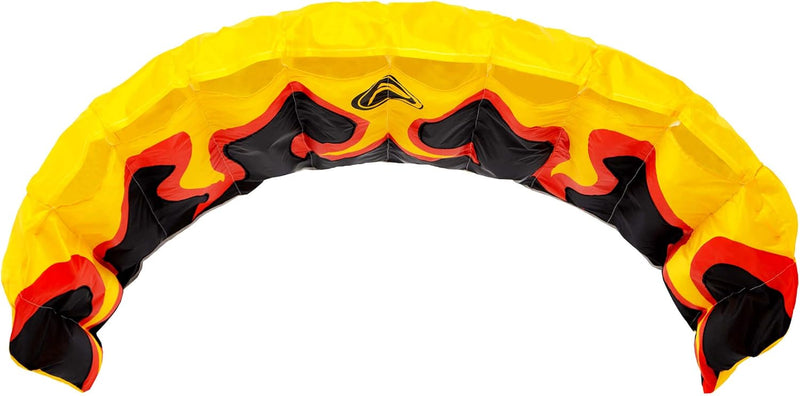 Wolkenstürmer® Paraflex Basic 2-Leiner Lenkmatte 1.7 Flame - Kite Drachen mit Flugschlaufen – Zweile