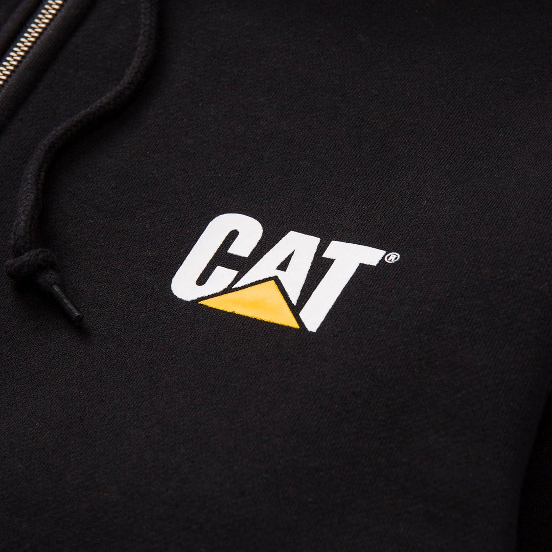 CAT Herren Caterpillar Full Zip Hooded Sweatshirt Sweatshirt (1er Pack) L Schwarz, L Schwarz