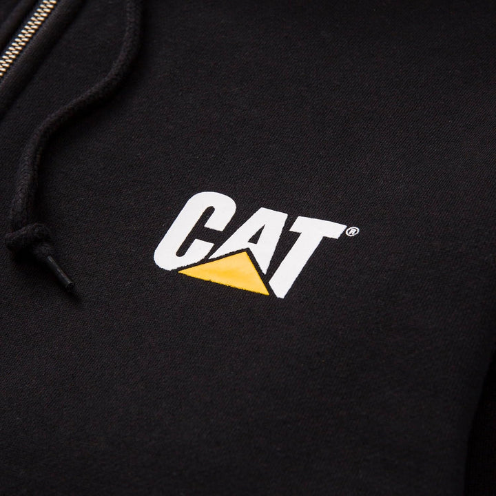 CAT Herren Caterpillar Full Zip Hooded Sweatshirt Sweatshirt (1er Pack) L Schwarz, L Schwarz