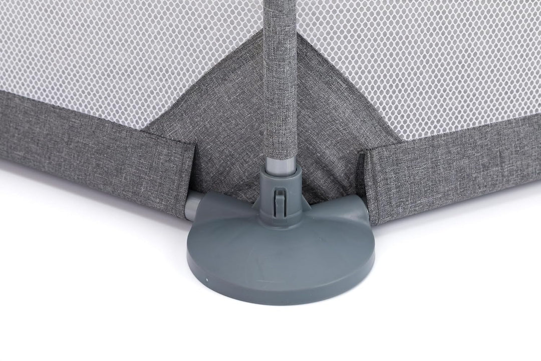 Fillikid Laufgitter 6-eckig mit Einstieg Exklusiv | Laufstall Baby ab Geburt | Bett Reisebett Baby m