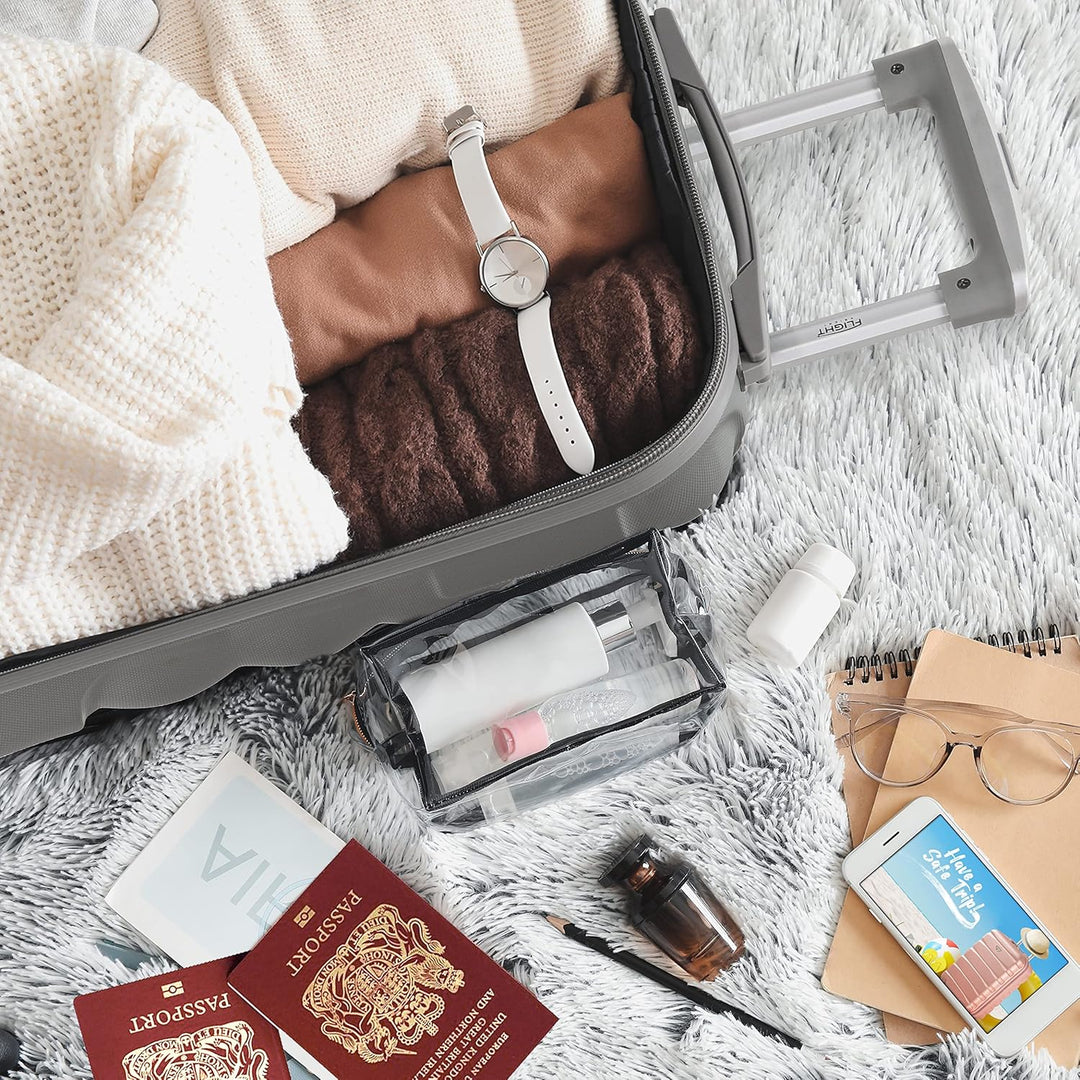 Flight Knight Bubble Suitcase - Ryanair easyJet Jet2 Approved - 8 Wheel Carry Cabin Hardcase 55x35x2