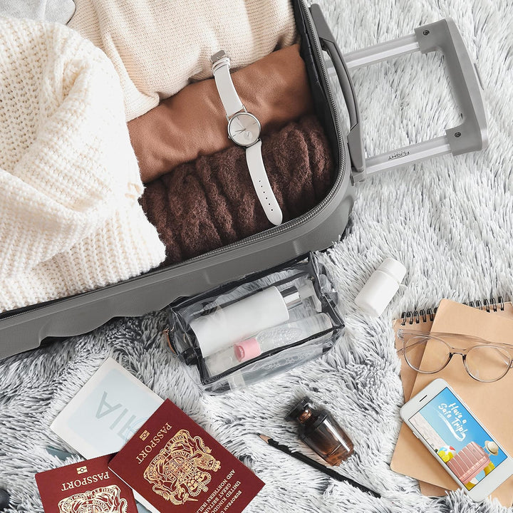 Flight Knight Bubble Suitcase - Ryanair easyJet Jet2 Approved - 8 Wheel Carry Cabin Hardcase 55x35x2