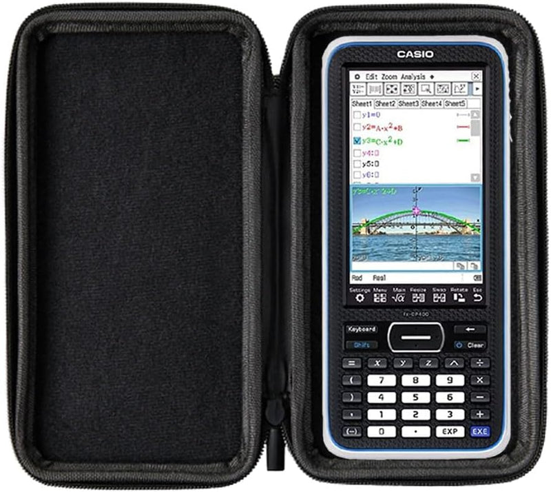 CALCUSO Sparpaket: Casio Classpad II (FX-CP400)+ WYNGS Schutztasche schwarz + Erweiterte Garantie vo