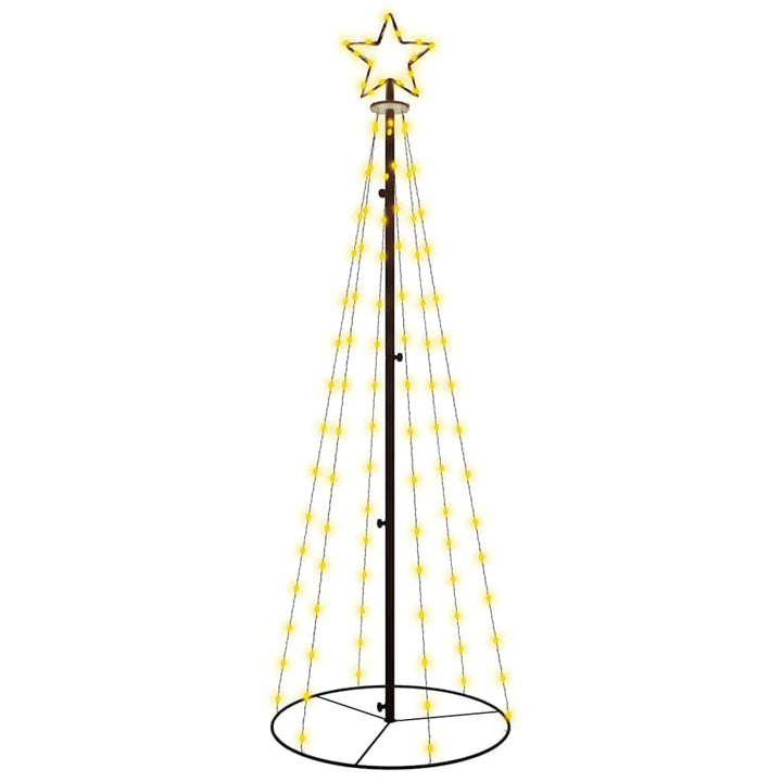 vidaXL LED Weihnachtsbaum Kegelform Tannenbaum Lichterbaum Weihnachtsdeko Stern Beleuchtung Aussen B