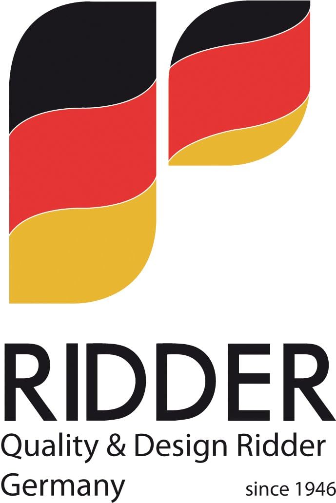 RIDDER 159501 Winkelstange, Universalwinkelstange, Duschvorhangstange, Ø 20 mm, Aluminium, weiss Ø 2