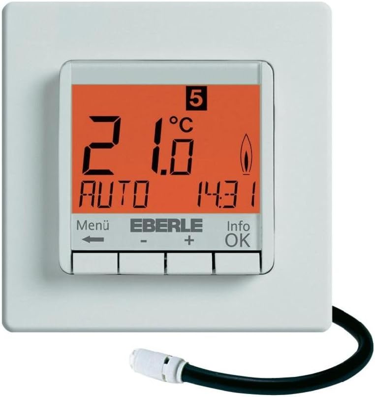 Eberle Controls 527 8123 55 100 FIT-3F Raumthermostat Unterputz Wochenprogramm 10 bis 40 °C