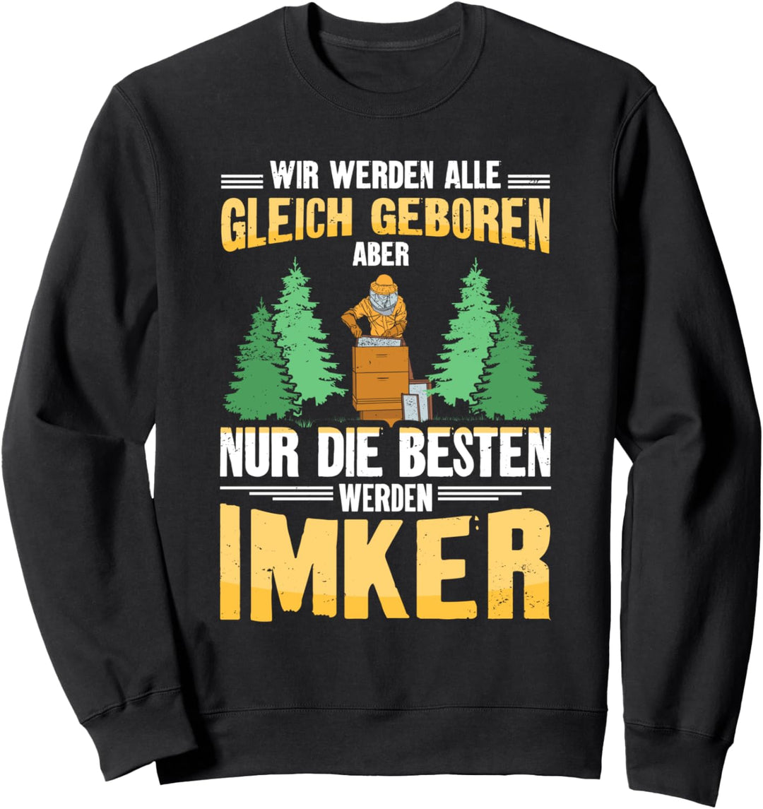 Honig Bienen Imker Geschenk Bienenzüchter Honigbiene Zeidler Sweatshirt