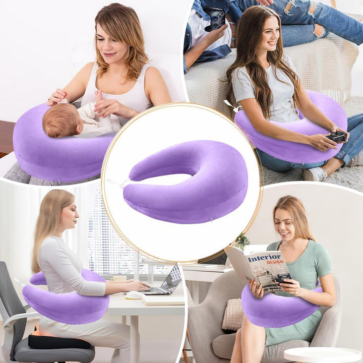 CEWROM Ergonomisches Crealis-Kissen, Schosskissen Lesekissen, Tragbar Häkelkissen Stützkissen, Leich