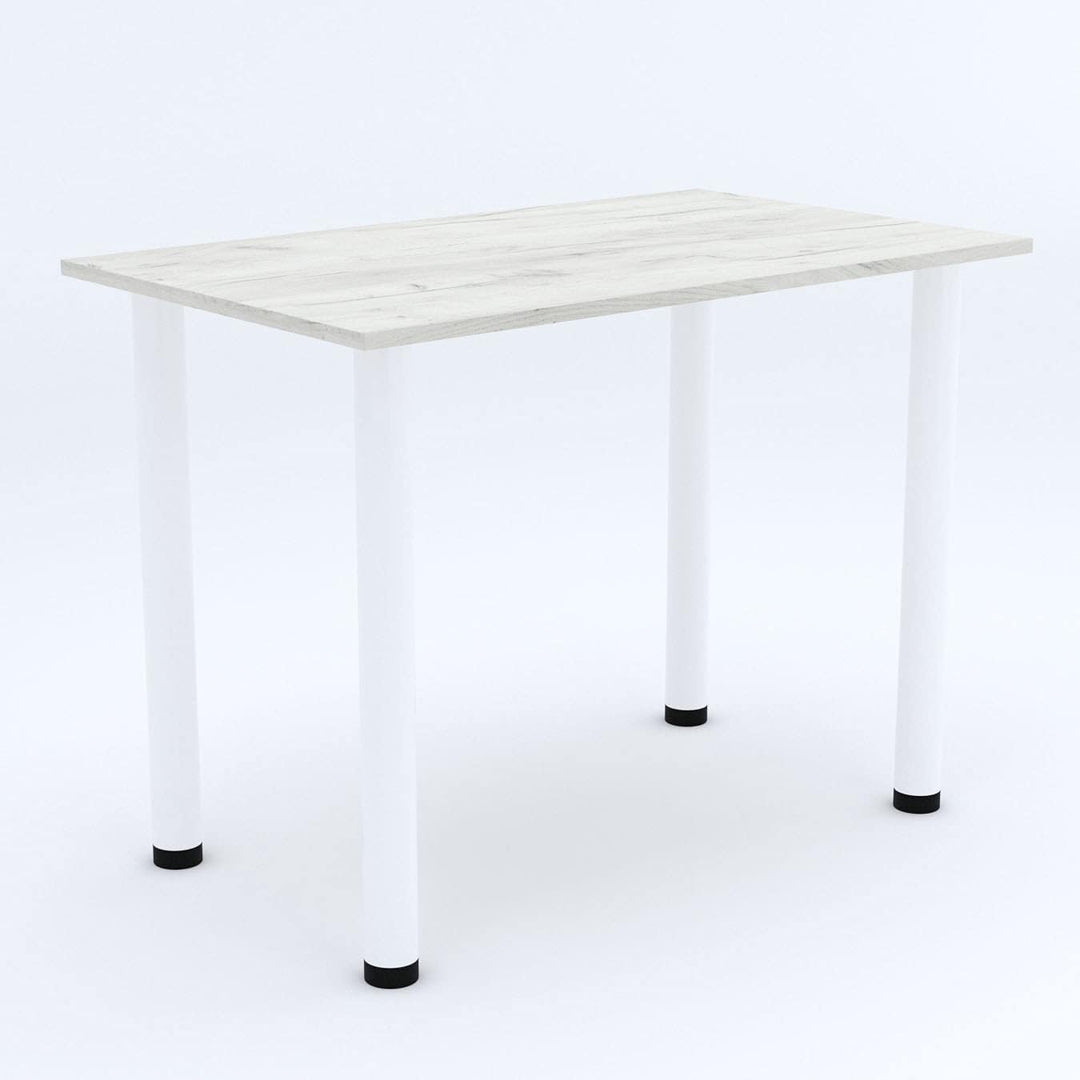 AKKE 60x40 | Esszimmertisch - Esstisch - Tisch mit weissen Beinen - Küchentisch - Bürotisch | White
