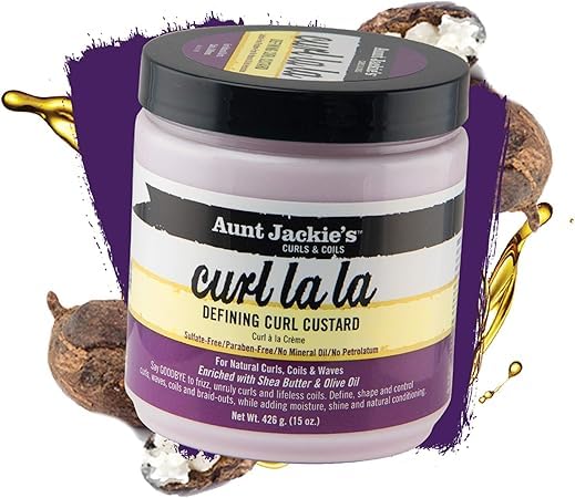 Aunt Jackie'S Curl La La Defining Curl Custard 15oz Jar (2 Pack) by Aunt Jackie's 426 g (2er Pack),
