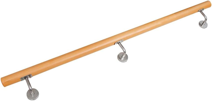 Buche Holz Handlauf Treppengeländer Geländer für Treppe Treppe Wandhandlauf Wand Treppe seitliche Mo