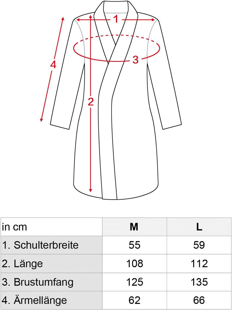 CoolChange Morgenmantel Bademantel mit Aufklärungstrupp Wappen für Attack on Titan Fans | Grösse: L