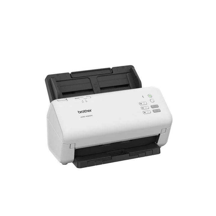 Brother ADS-4300N, Professioneller Dokumentenscanner mit USB und LAN, Duplex Scan, Schnelltasten, We